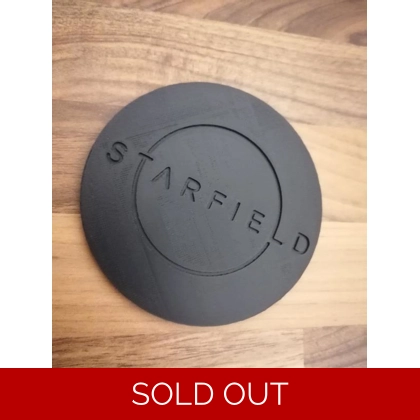 Starfield 3D Printed Coaster